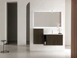 Mobile da Bagno sospeso composizione Q45 05 di Licor Design