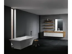 Arredo bagno moderno componibile BG018 by Compab Finiture B-GO 268-Cross  Finiture B-GO - laccati Riviera