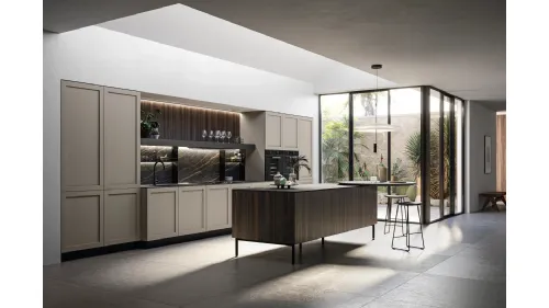 Cucina moderna con isola – Calosso Design Solution