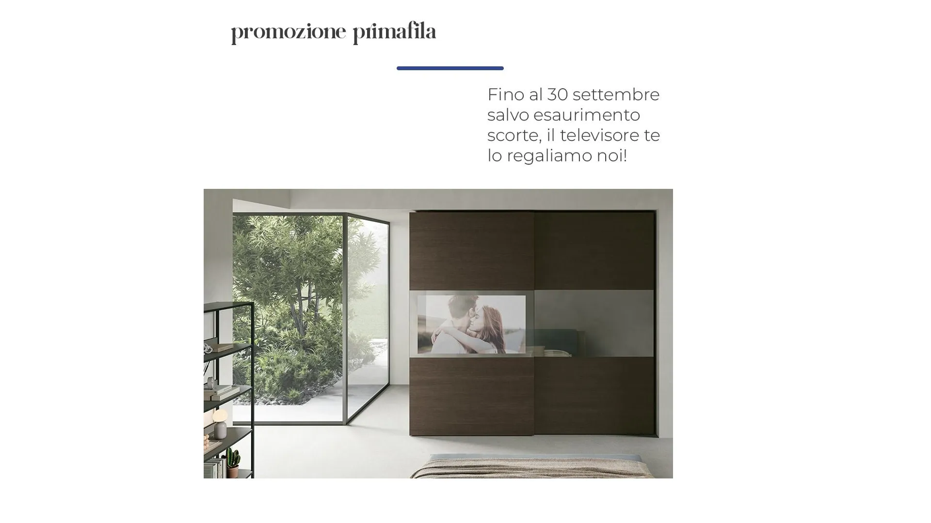 Promozione armadio Primafila TV