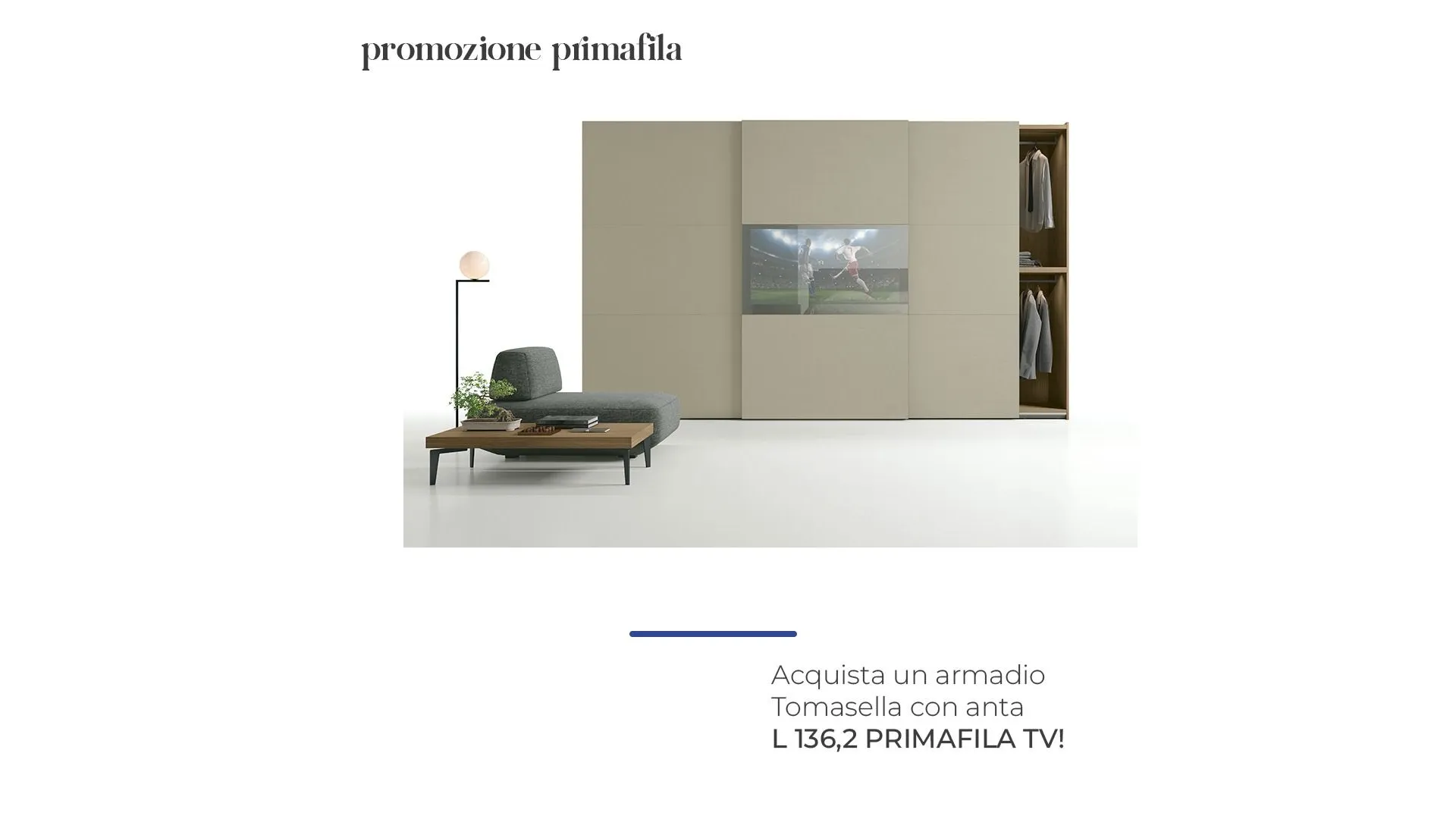 Promozione armadio Primafila TV